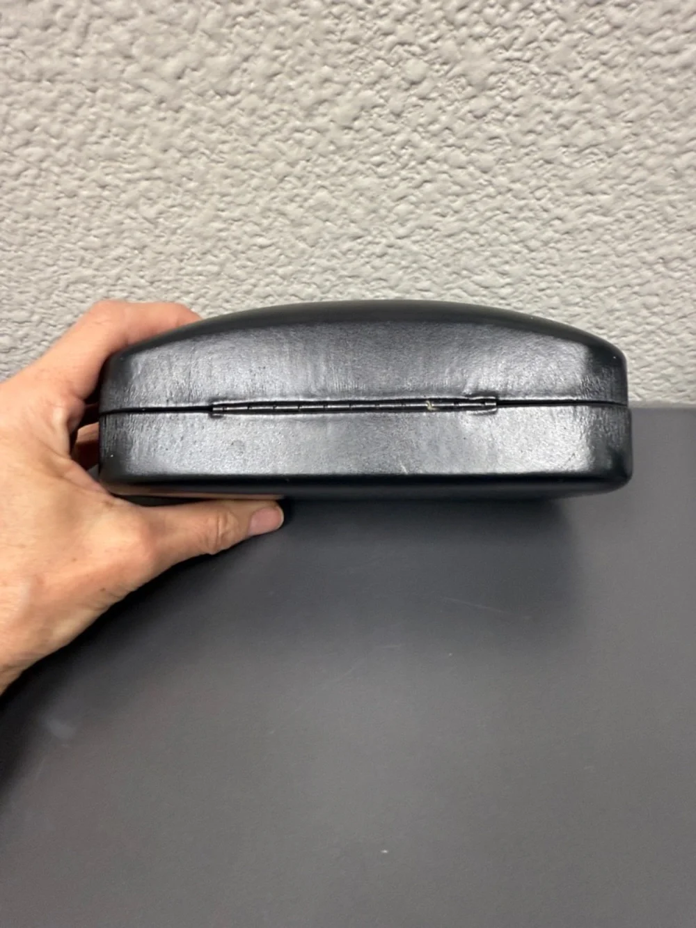 Coach Black Embossed Eyewear Case